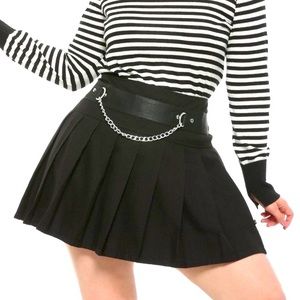 Royal Bones Skirt With Chain